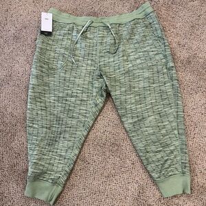 Nike yoga therma-fit women’s reversible training sweatpants sage green size 3x